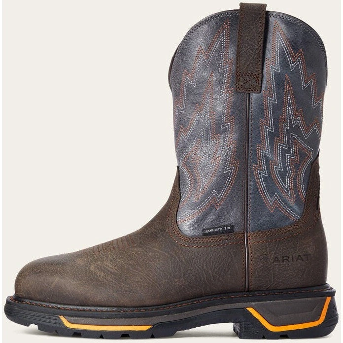 Ariat Big Rig: Stoere Composiet Toe Western Laarzen voor Mannen - Koffiebruin, Jouw Nieuwe Werkmaat!